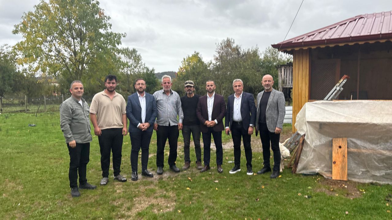 AK PARTİ HEYETİ KÖY ZİYARETLERİNE DEVAM EDİYOR