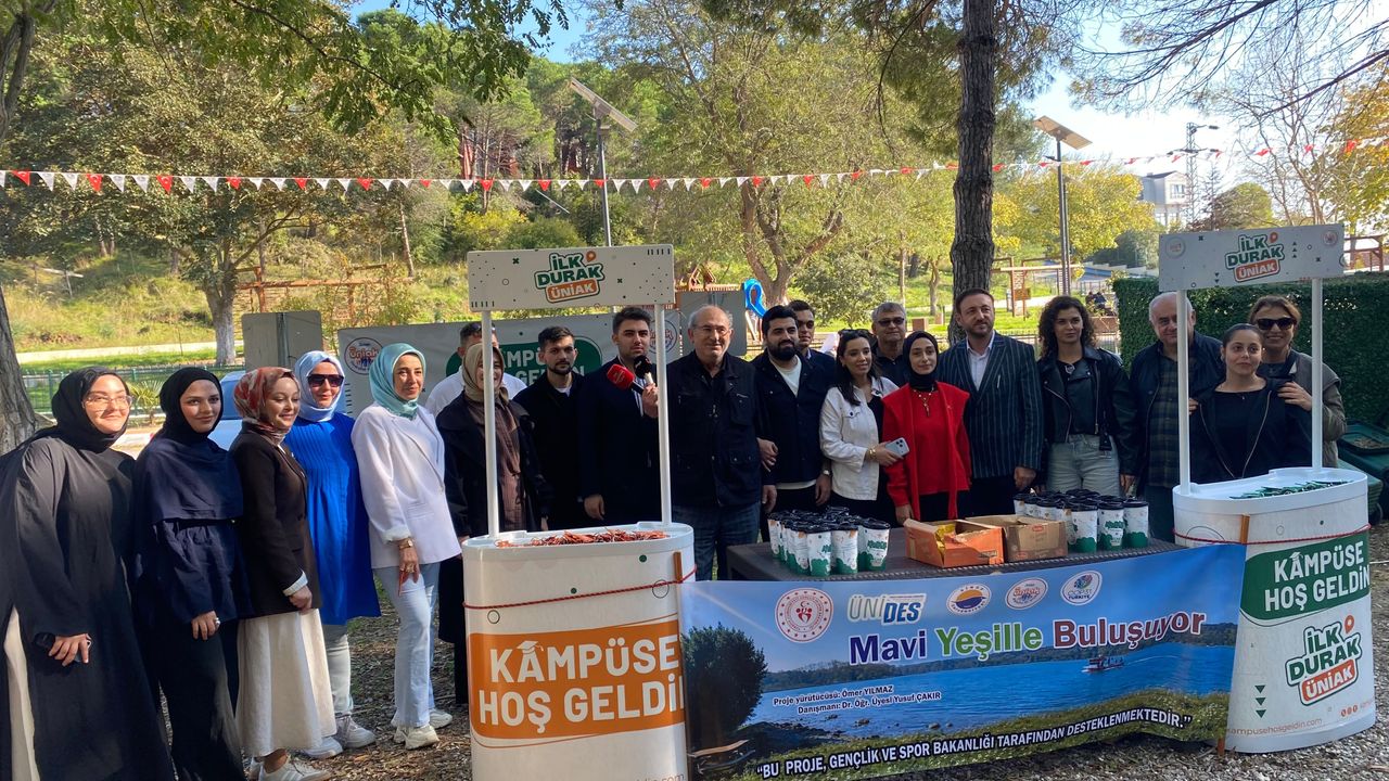 SİNOP'TA ÜNİVERSİTE ÖĞRENCLERİ PİKNİKTE BULUŞTU