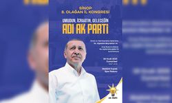 AK PARTİ SİNOP 8. OLAĞAN KONGRE DÜZENLENECEK