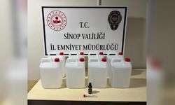 SİNOP’TA 40 LİTRE ETİL ALKOL ELE GEÇİRİLDİ
