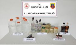 SİNOP’TA KAÇAK ALKOL OPERASYONU:3 GÖZALTI