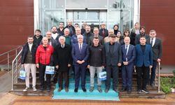 REKTÖR TAŞDEMİR, SİNOP BASINI İLE BİR ARAYA GELDİ