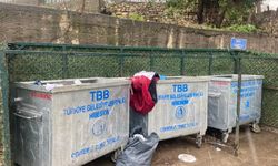 ÇÖPE ATILAN GİYSİLER TEPKİ ÇEKTİ