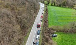 GİRESUN’DAN SİNOP’A GELEN AİLE KAZA YAPTI: 5 YARALI