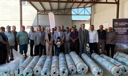 SİNOP’TA 83 ÇİFTÇİYE YÜZDE 50 HİBELİ SERA ÖRTÜSÜ DAĞITILDI