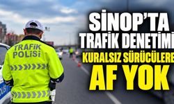 SİNOP’TA TRAFİK DENETİMLERİNDE 150 BİN LİRA CEZA