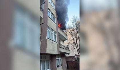 SİNOP'TA YANGIN PANİĞİ: APARTMAN SAKİNLERİ TAHLİYE EDİLDİ
