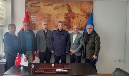 İL JANDARMA KOMUTANI BAŞAKLIGİL, THK SİNOP YÖNETİMİYLE BULUŞTU