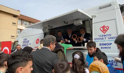 SİNOP’TA HİZMETE GİREN MOBİL İKRAM ARACI TANITILDI