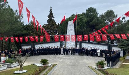 SİNOP'TA 18 MART ÇANAKKALE ZAFERİ TÖRENİ DÜZENLENDİ