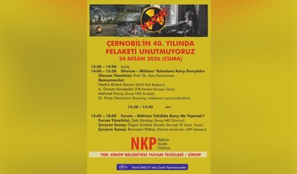 SİNOP’TA “NÜKLEER SANTRALLARA HAYIR” MİTİNGİ