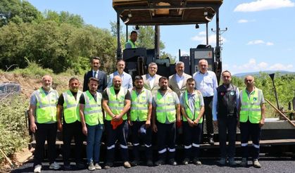 SİNOP'TA ASFALT SEZONU BAŞLADI