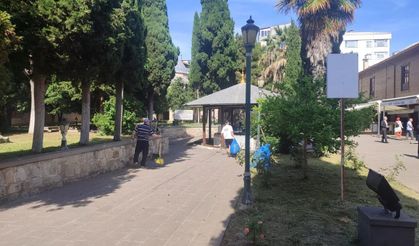 TARİHİ CAMİNİN AVLUSU YAZ SEZONUNA HAZIRLANDI