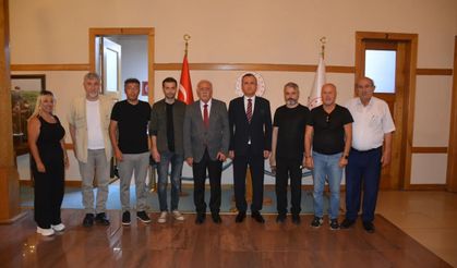 SİNOP BASININDAN BAŞSAVCI OLCAY AKSOY’A HAYIRLI OLSUN ZİYARETİ