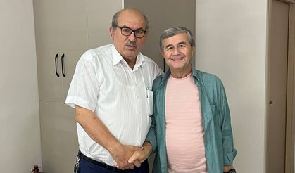 KIZILAY SİNOP ŞUBE BAŞKANI ALBAYRAK’TAN GAZETECİ AKSU’YA ZİYARET