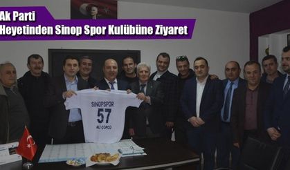 Ak Parti Heyetinden Sinop Spor Kulübüne Ziyaret