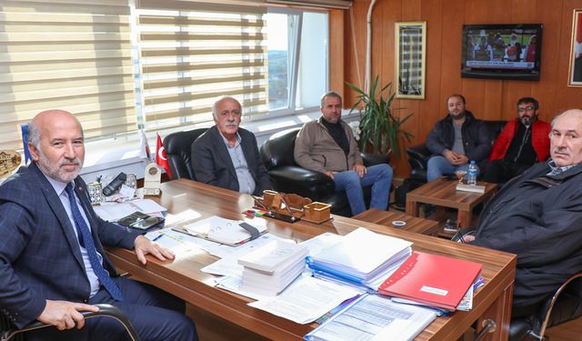 SİNOPLU GAZETECİLERDEN GENEL SEKRETER METİN’E ZİYARET