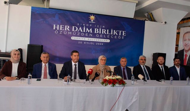 AK PARTİ GENEL BAŞKAN YARDIMCISI BELGİN UYGUR, SİNOP’TA