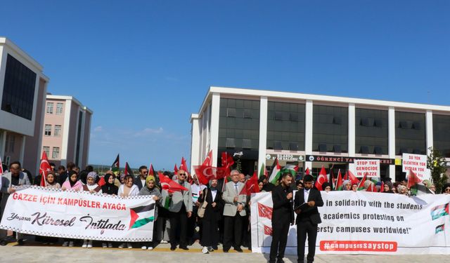 Sinop Üniversitesi Filistin için tek yürek oldu