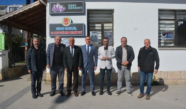 BAŞSAVCI MESUT PEKTAŞ’TAN GAZETECİLERE ZİYARET