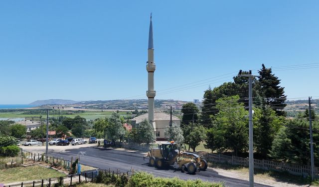SİNOP'TA 110 KİLOMETRELİK ASFALT MESAİSİ
