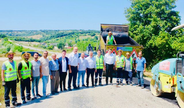 SİNOP’TA ASFALT ÇALIŞMALARI