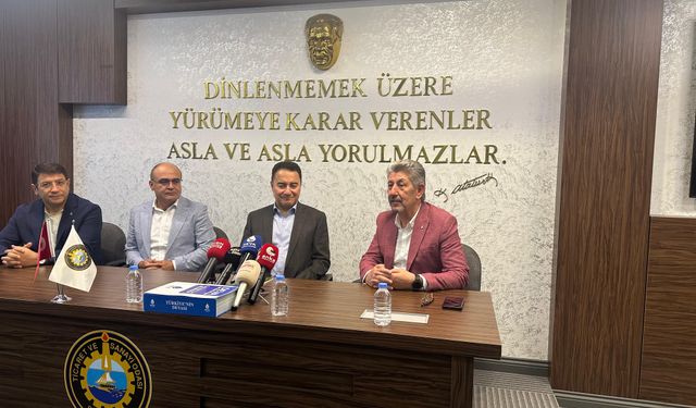 DEVA PARTİSİ GENEL BAŞKANI BABACAN, SİNOP’TA KONUŞTU