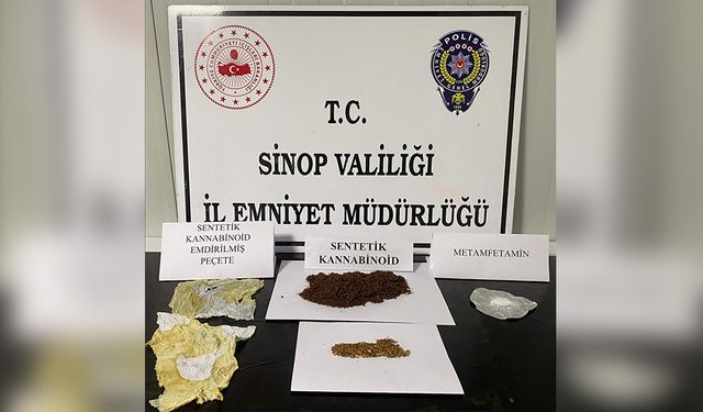 SİNOP'TA UYUŞTURUCU OPERASYONU