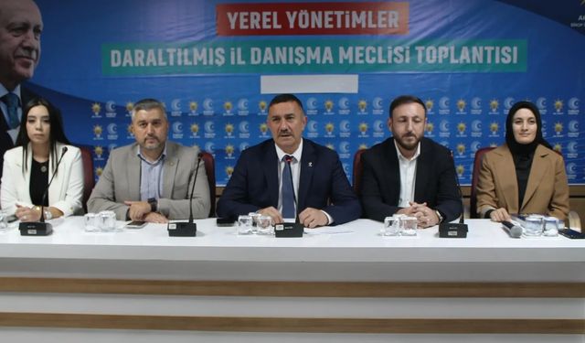 AK PARTİ SİNOP’TA TEŞKİLAT BULUŞMASI