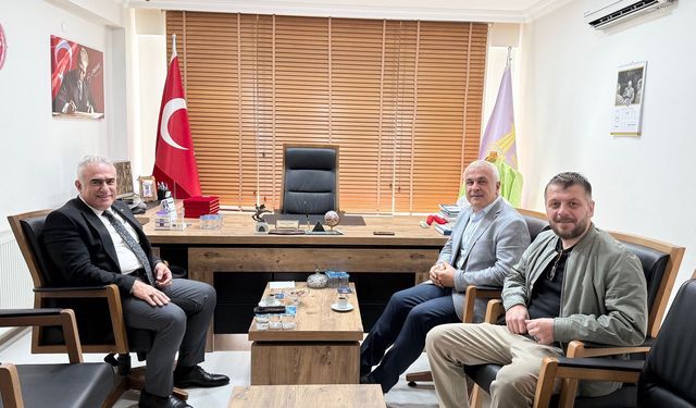 BAŞKAN GÜNDOĞDU, MİSAFİRLERİNİ AĞIRLADI
