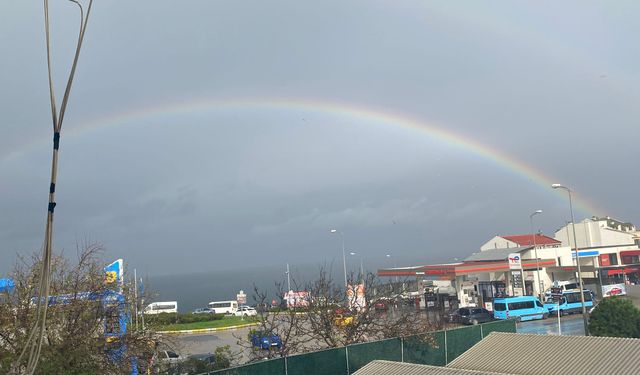 SİNOP'TA YAĞMURUN ARDINDAN BÜYÜLEYİCİ MANZARA