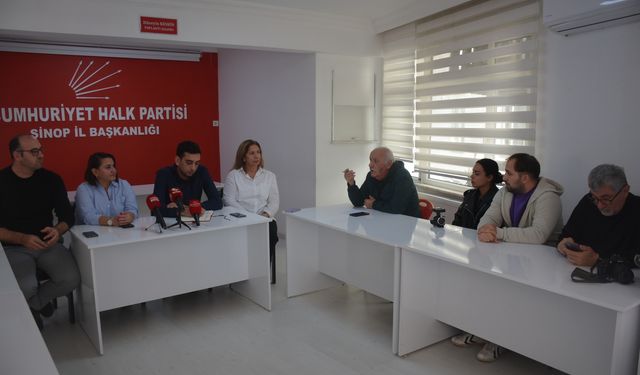 CHP SİNOP İL BAŞKANLIĞI BASIN MENSUPLARIYLA BİR ARAYA GELDİ