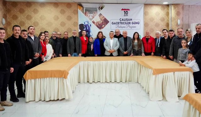 VALİ ÖZARSLAN, GAZETECİLERLE KAHVALTIDA BULUŞTU