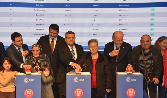 SİNOP’TA ‘YÜZYILIN KONUT PROJESİ’ HEYECANI: 947 KONUTUN HAK SAHİPLERİ BELİRLENDİ