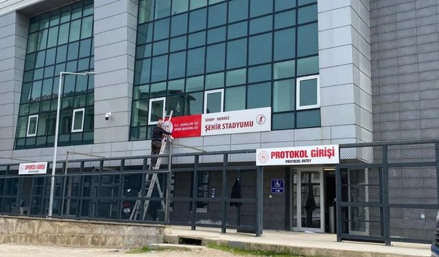 TÜRKİYE-İSVİÇRE KARŞILAŞMASI ÖNCESİ SİNOP’TA YOĞUN HAZIRLIK