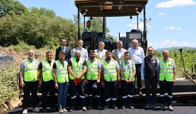 SİNOP'TA ASFALT SEZONU BAŞLADI
