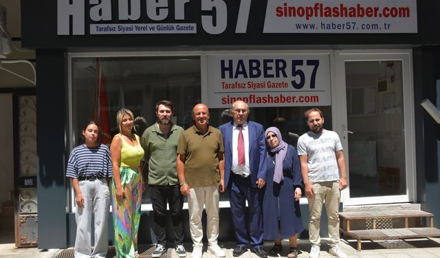 BAŞKAN GÜRBÜZ'DEN YENİ OFİSİMİZE ZİYARET