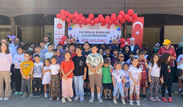 SİNOP'TA YAZ KUR'AN KURSLARI AÇILDI