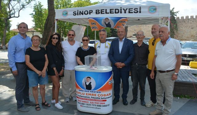 SİNOP'TA DMD HASTASI EMRE ÇOBAN İÇİN DESTEK ÇAĞRISI
