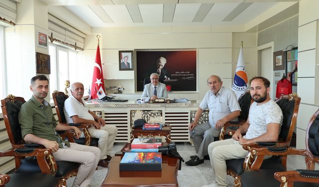SİNOP BASININDAN REKTÖR TAŞDEMİR'E TAZİYE ZİYARETİ