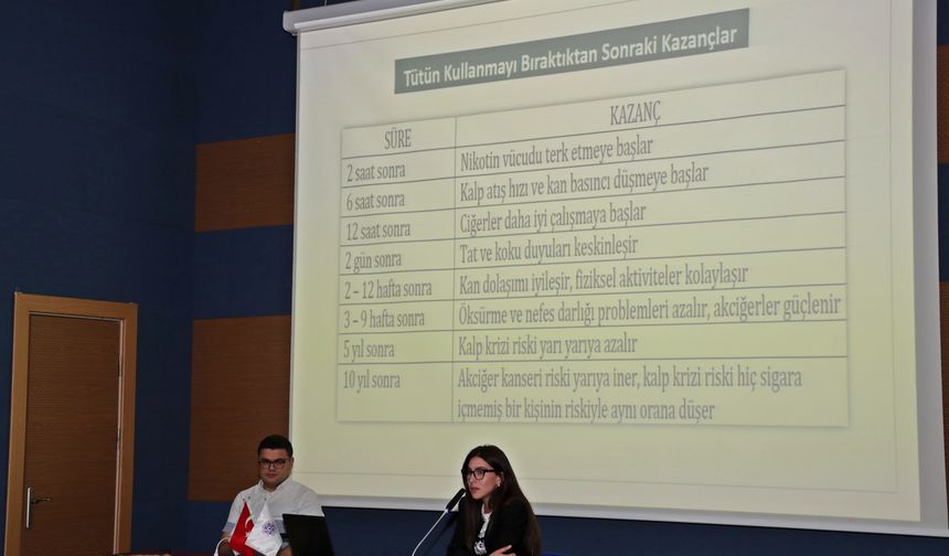 Sinop Üniversitesi'nde bağımlılığa geçit yok