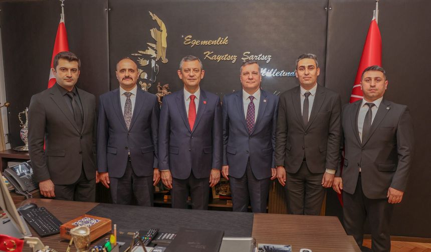 ATAUZDER GENEL BAŞKANI MUSTAFA GÜNDEŞLİ’DEN, CHP GENEL BAŞKANI ÖZGÜR ÖZEL’E ZİYARET