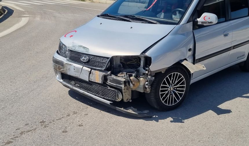 SİNOP’TA TRAFİK KAZASI: 1 HAFİF YARALI