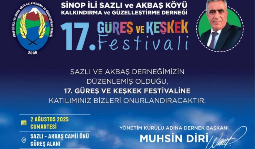 17. GÜREŞ VE KEŞKEK FESTİVALİ DÜZENLENECEK