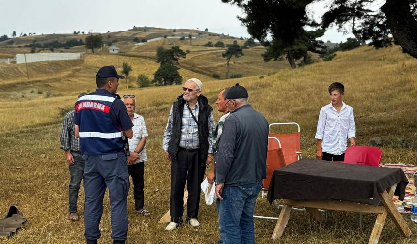 SİNOP'TA JANDARMA ORMAN YANGINLARINA KARŞI TEYAKKUZDA