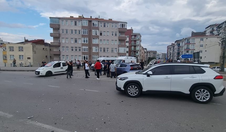 SİNOP’TA KAZA: 2 YARALI