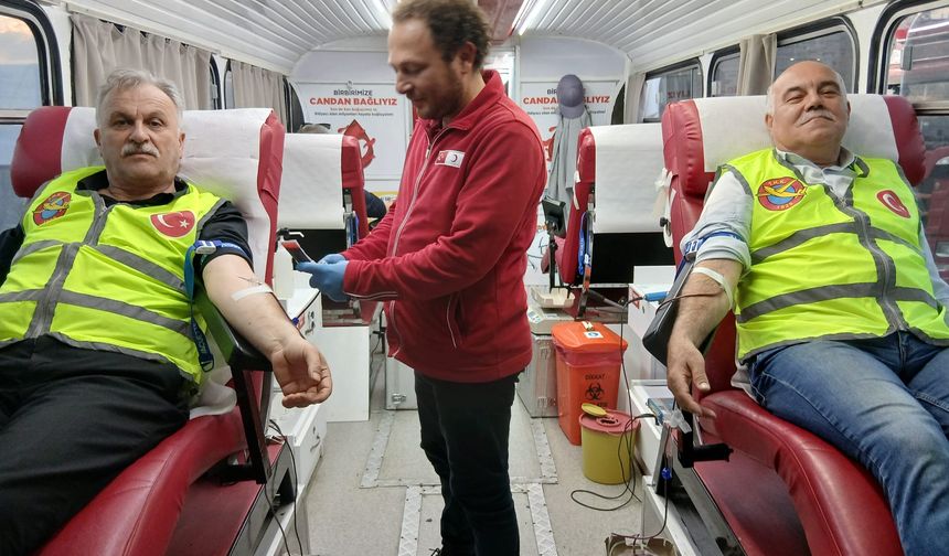 THK SİNOP ŞUBESİ KAN BAĞIŞINDA BULUNDU