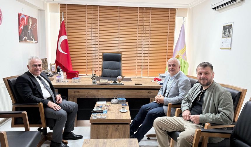BAŞKAN GÜNDOĞDU, MİSAFİRLERİNİ AĞIRLADI