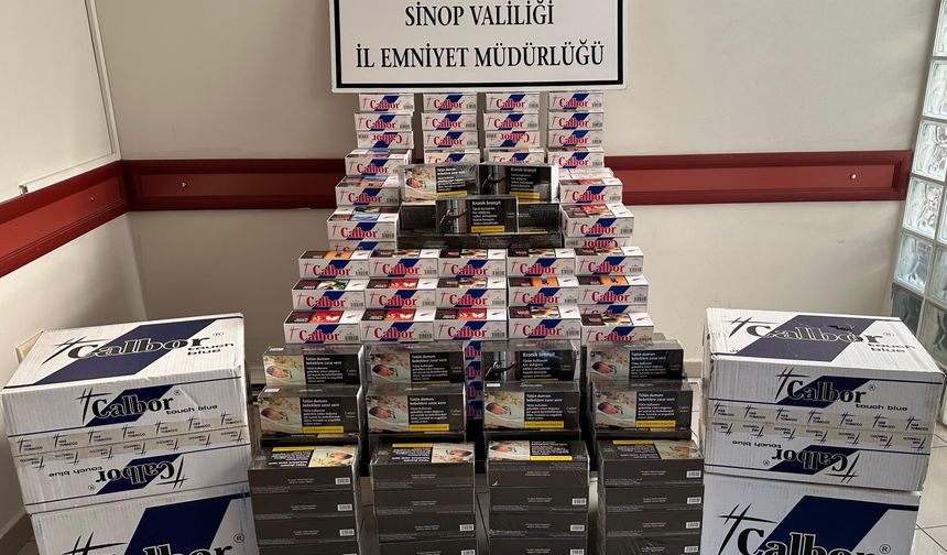 SİNOP EMNİYETİNDEN KAÇAKÇILIK VE UYUŞTURUCUYA EŞ ZAMANLI DARBE