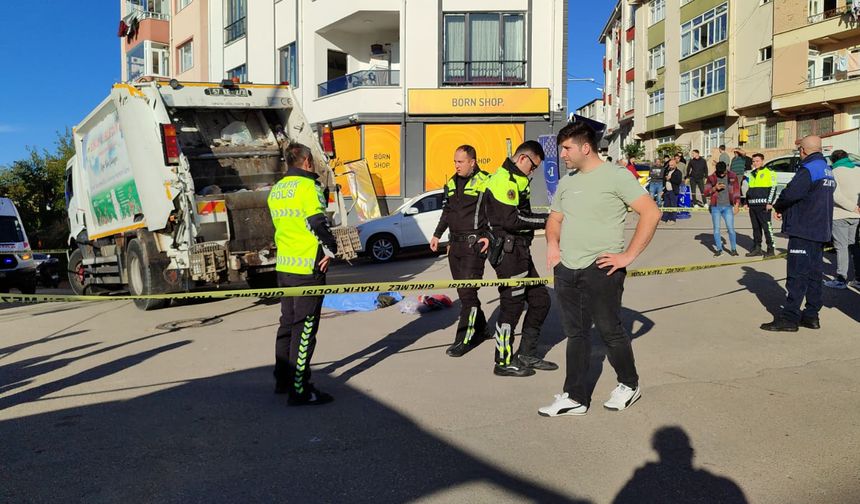 SİNOP'TA ÇÖP KAMYONUNUN ÇARPTIĞI KADIN HAYATINI KAYBETTİ